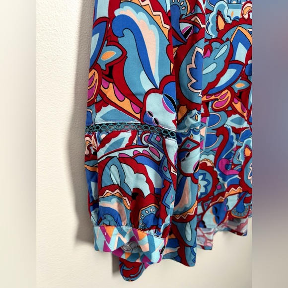 Passport Colorful Paisley Women's Top - Picture 4 of 6